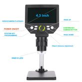 G1000 Digital Microscope HD Mobile Phone Repair Electron Microscope, Aluminum Plastic Bracket, Aluminum Alloy Bracket